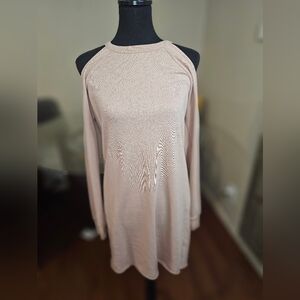 Cute casual (sweatshirt type) dress (nit fleece)